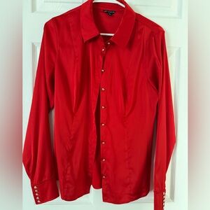 Guess Red Women's Dress Shirt